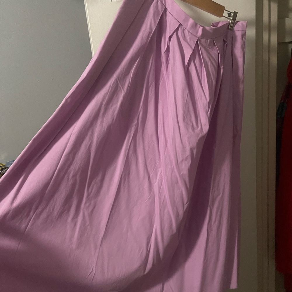Banana Republic Lilac Midi Skirt